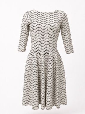Alaia Iconic White and Black Dress